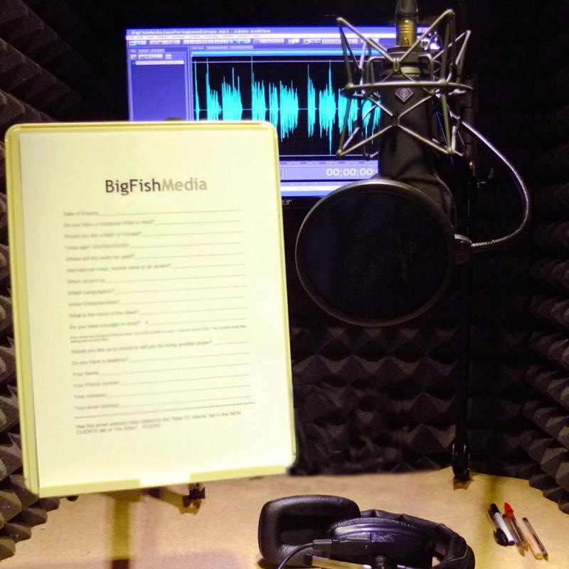 BigFish Media Ltd Voiceover Studio Finder